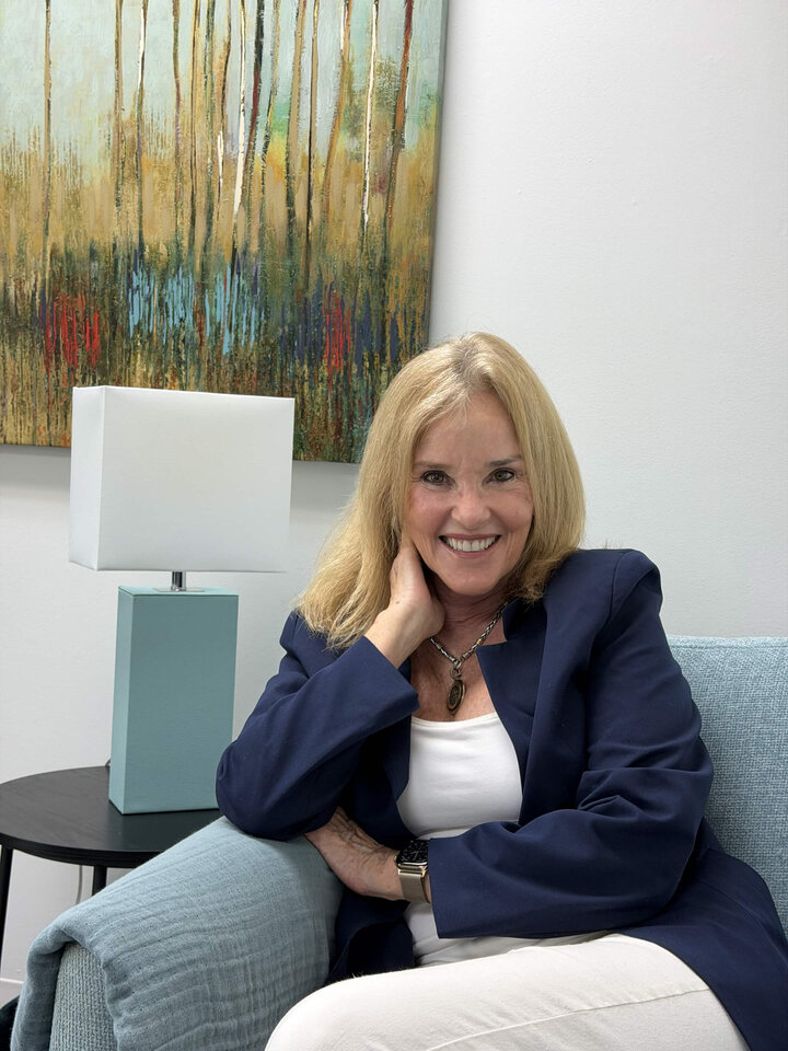 Maria Van Thienen, LMFT, at her practice in Weston, Florida